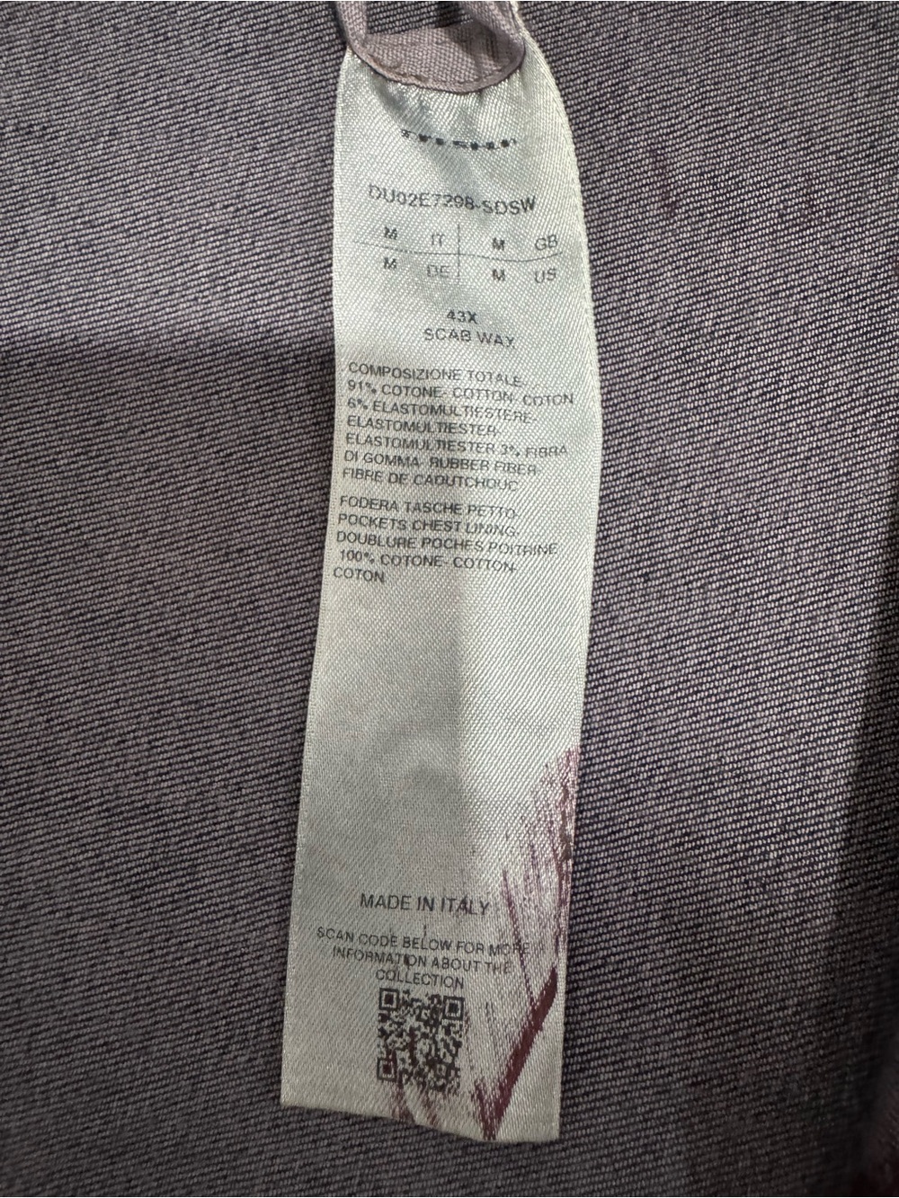 Rick Owens DRKSHDW Larry Jumbo Fogpocket Denim Shirt in Scab Wax - Picture 4 of 4